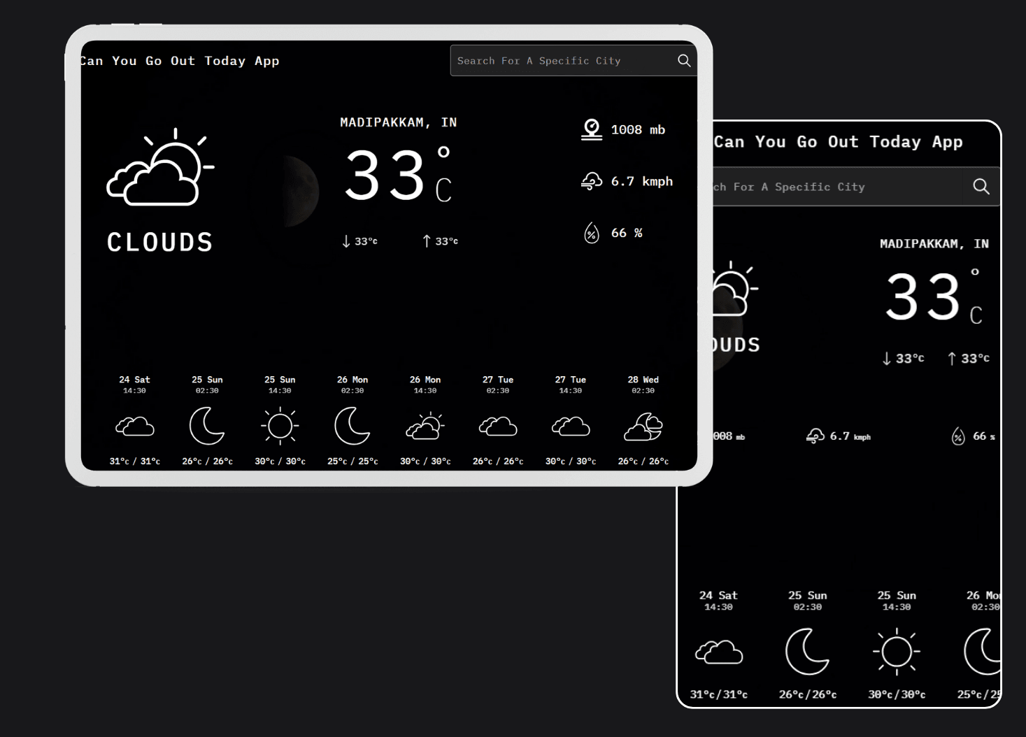 react weather app